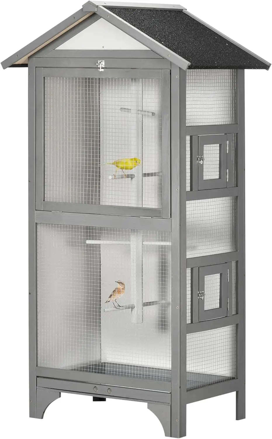 60" Wooden Outdoor Bird Cage