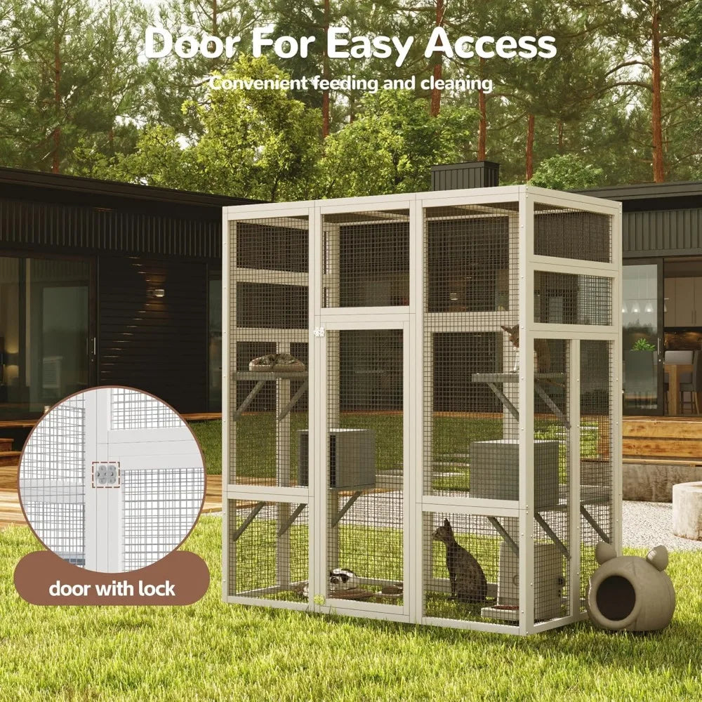 Outdoor Cat Enclosure Large Cats