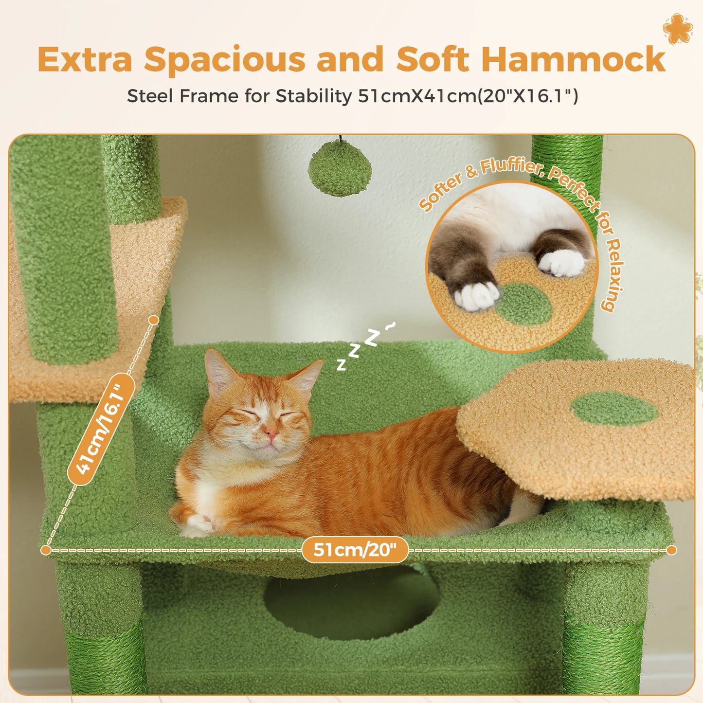 Large Cat Tree Tower for Indoor Cats