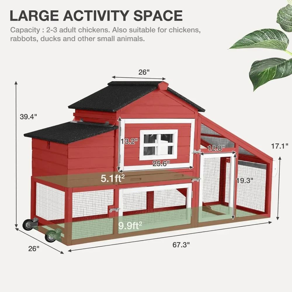 Chicken Coop Expandable Chicken House