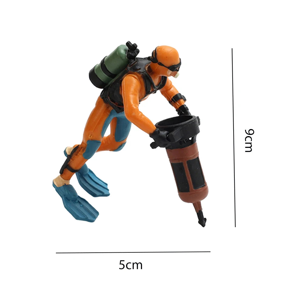 Frogman Aquarium Ornaments