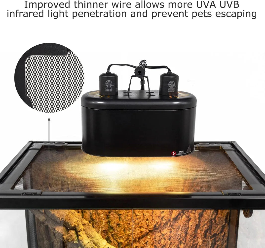 Tempered Glass Reptile Terrarium 30 Gallon