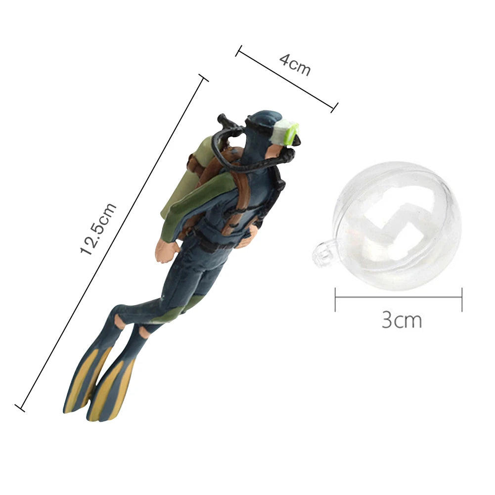 Frogman Aquarium Ornaments