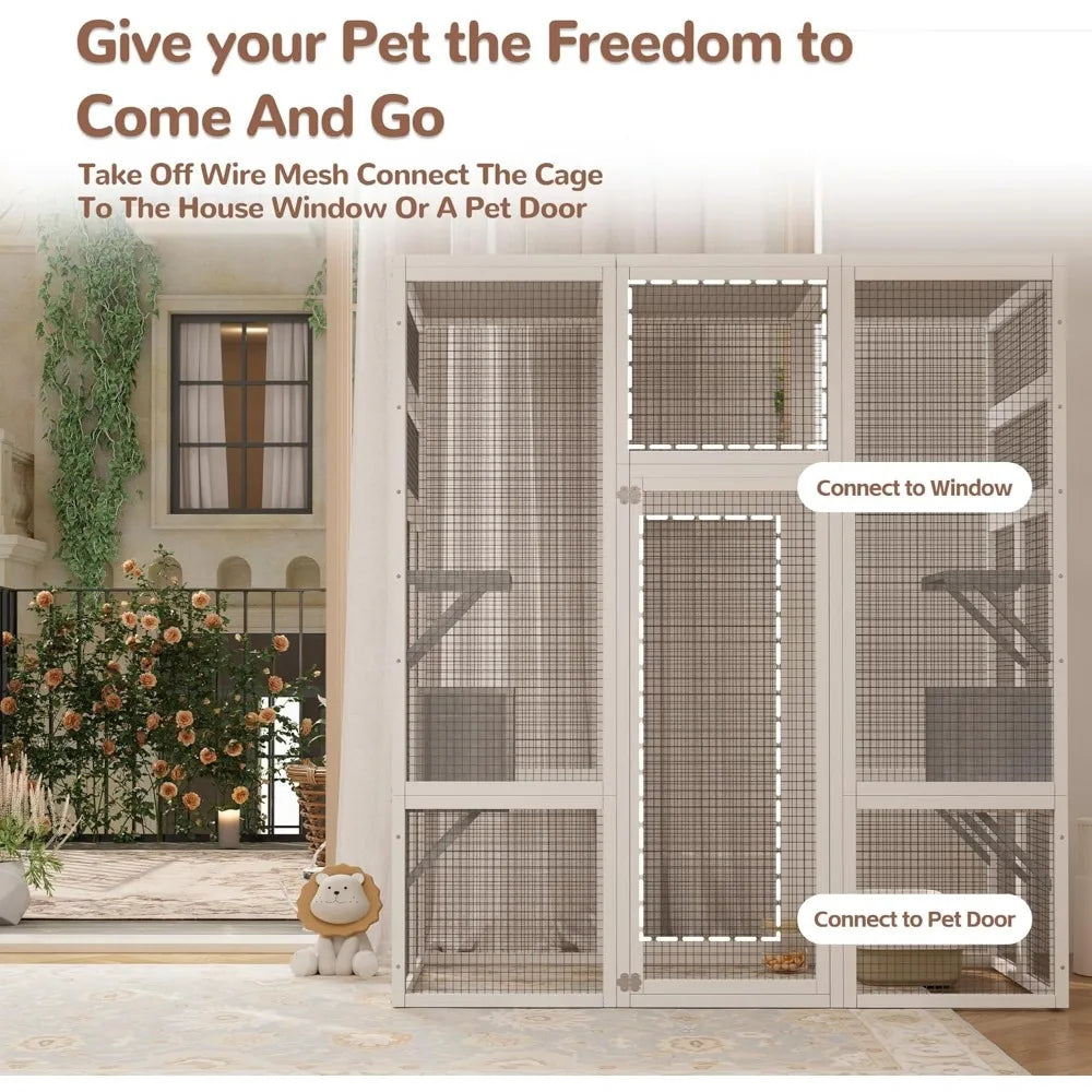 Outdoor Cat Enclosure Large Cats