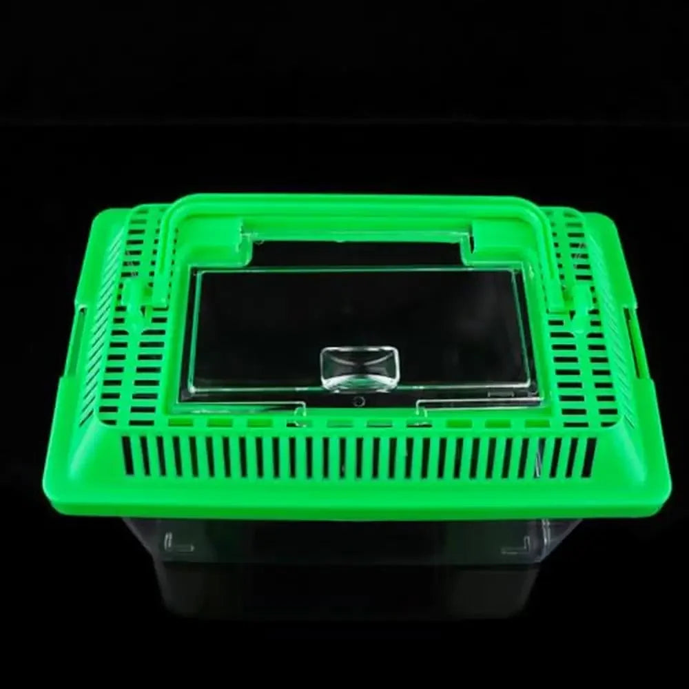 10 pc Plastic Reptile Carrier Box with Lid