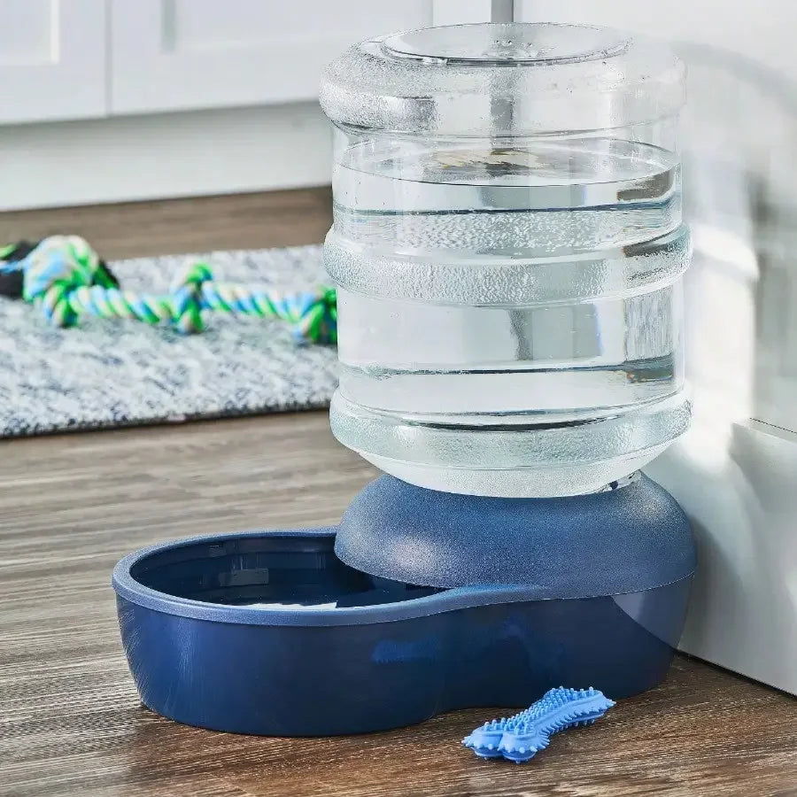 Pet water fountain, blue, extra large, for cats and dogs, 4 gallons, easy to clean. dog water dispenser