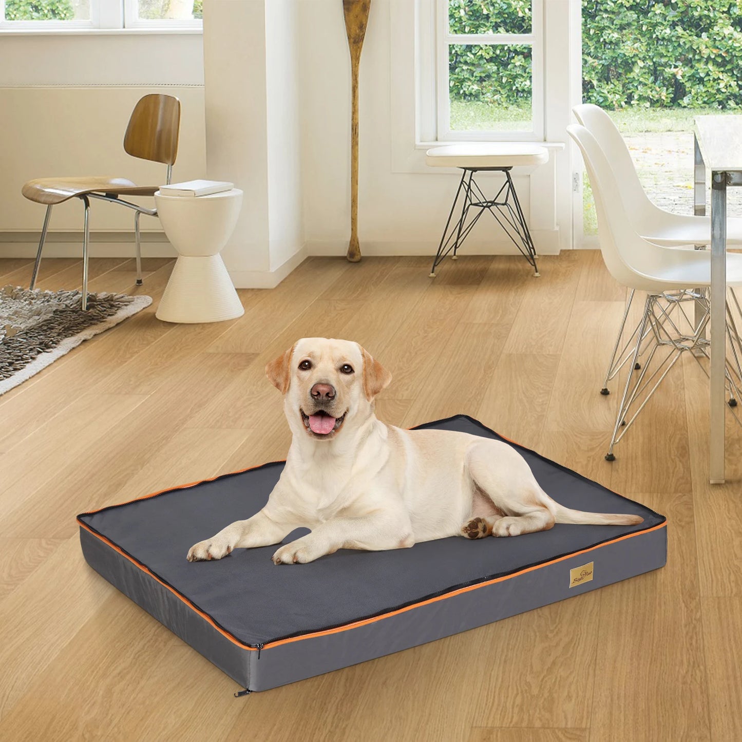 Large Padded Orthopedic Dog Bed With Washable Cover