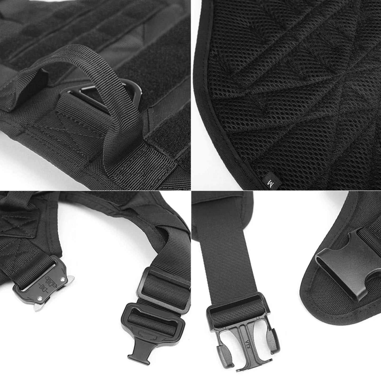 Military Large Dog Harness Pet German Shepherd
