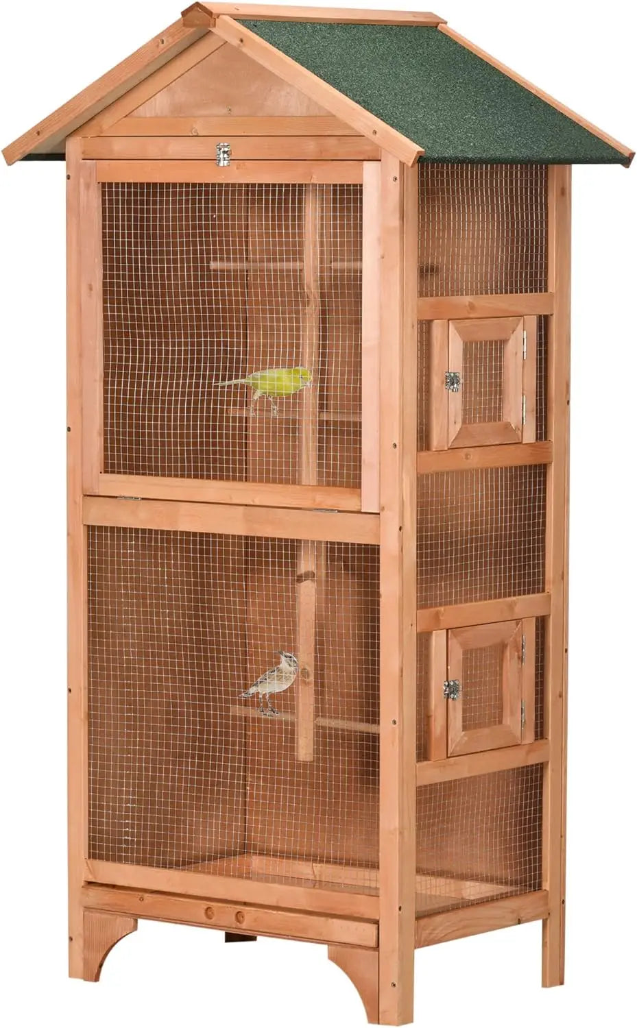 60" Wooden Outdoor Bird Cage