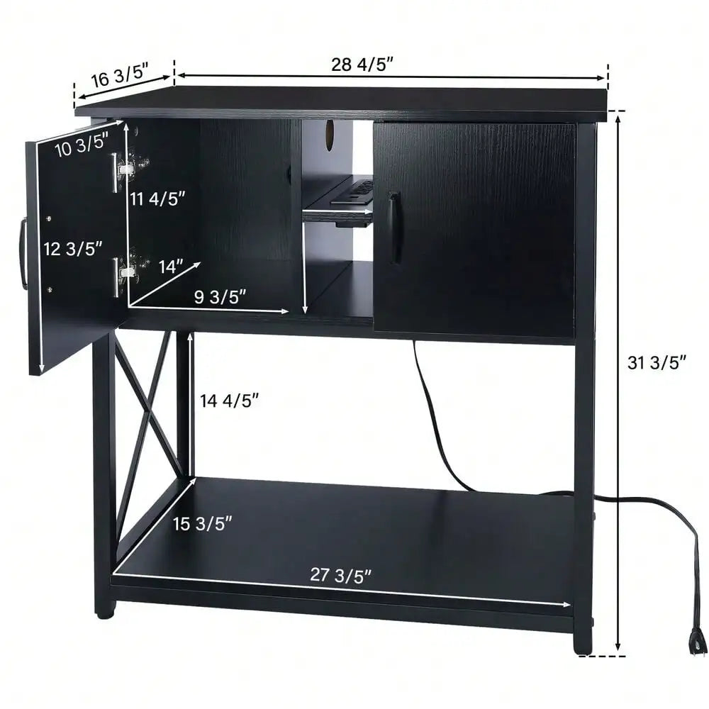 Gallon Aquarium Stand with Cabinet  Fish Tank Stand