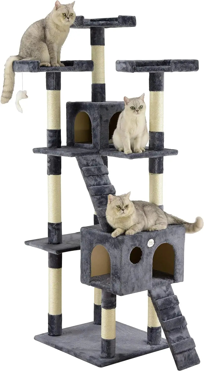 72" Tall Extra Large Cat Tree Tower