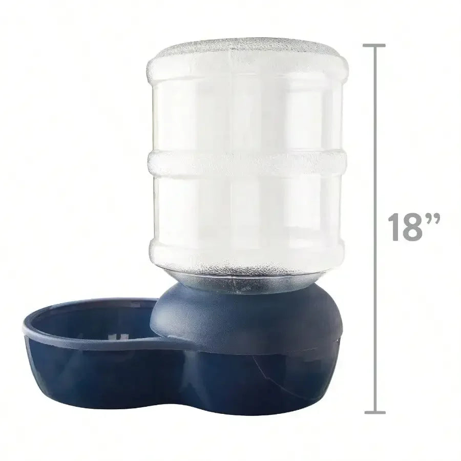 Pet water fountain, blue, extra large, for cats and dogs, 4 gallons, easy to clean. dog water dispenser