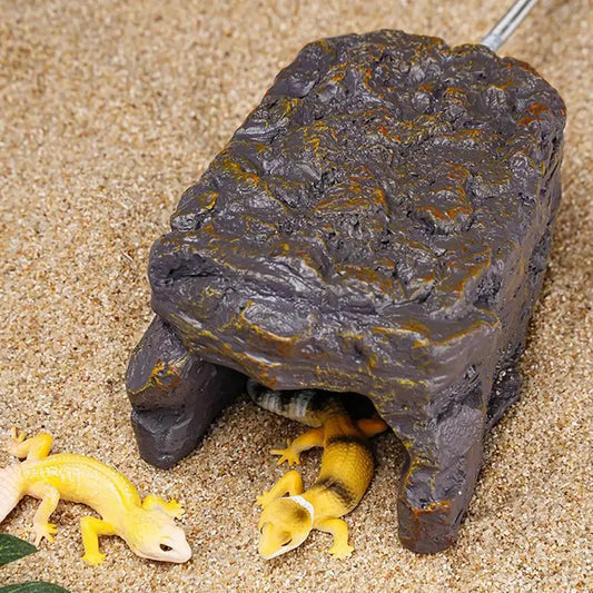 Heated Reptile Hiding Cave