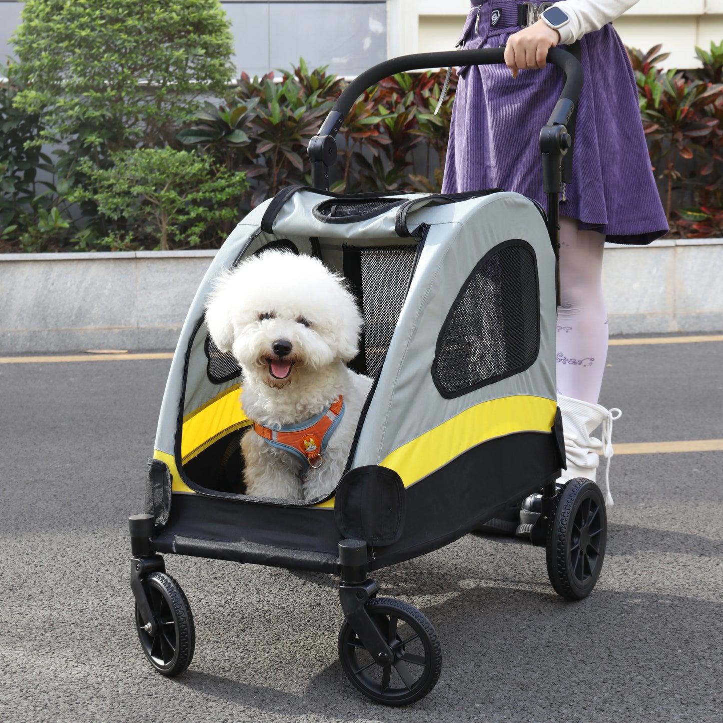 Portable Dog Stroller Pet Jogger Wagon