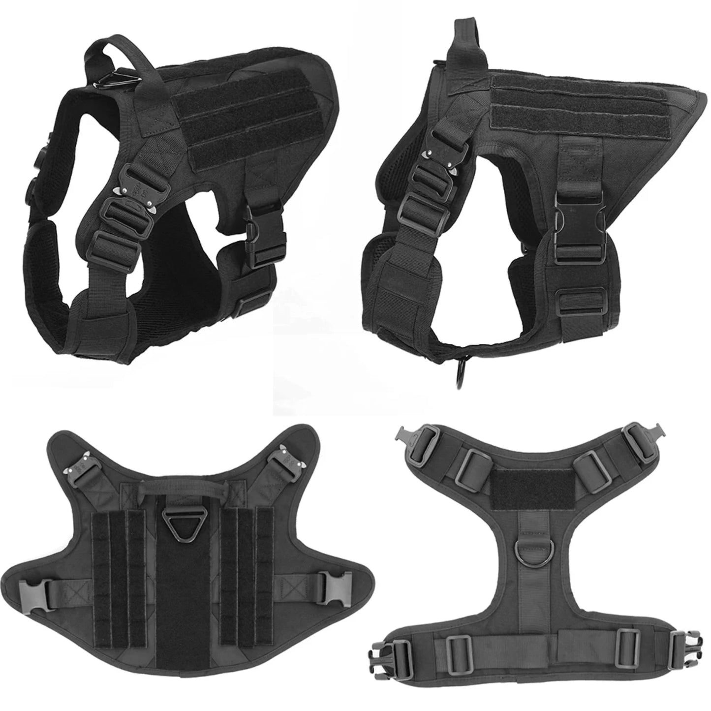 Military Large Dog Harness Pet German Shepherd