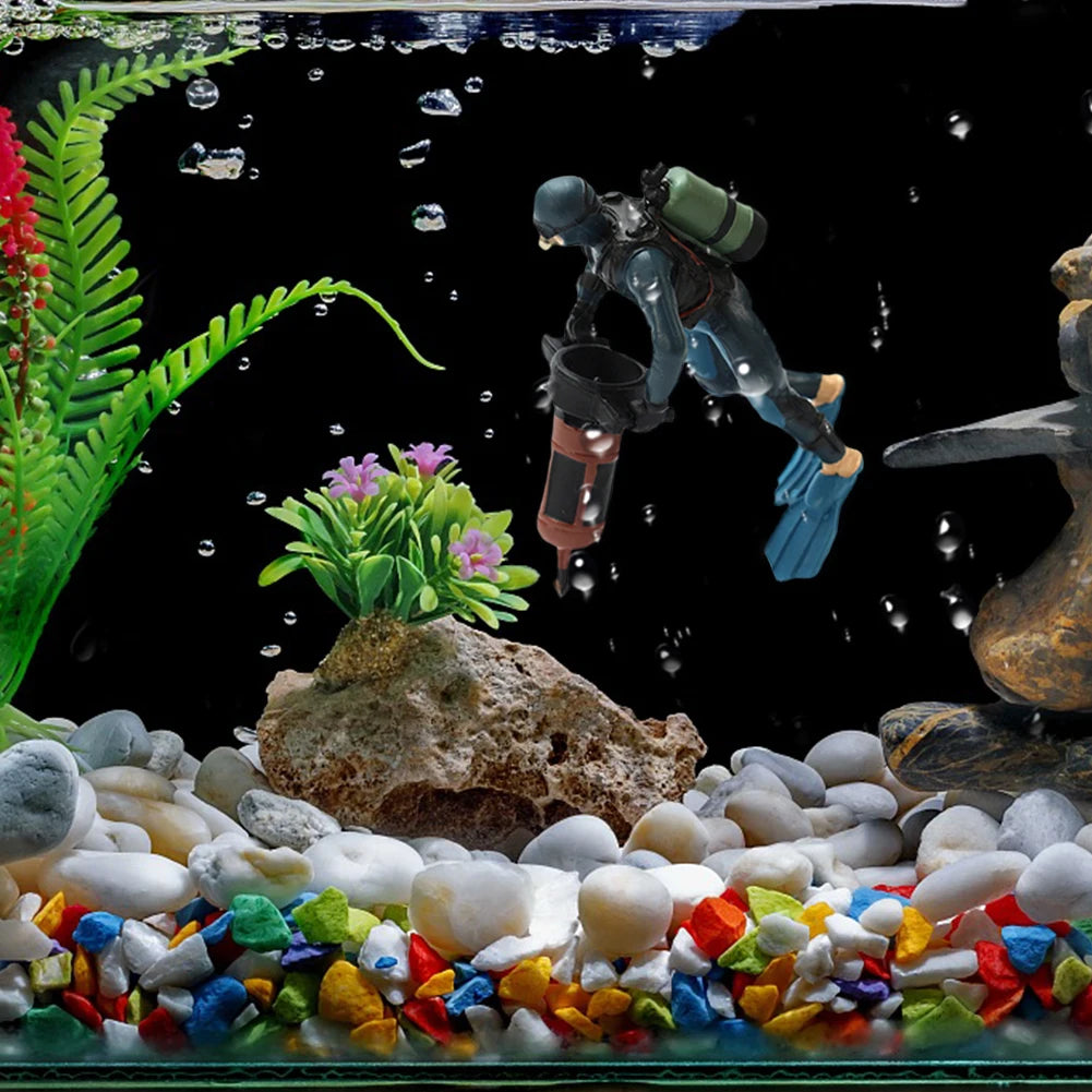 Frogman Aquarium Ornaments
