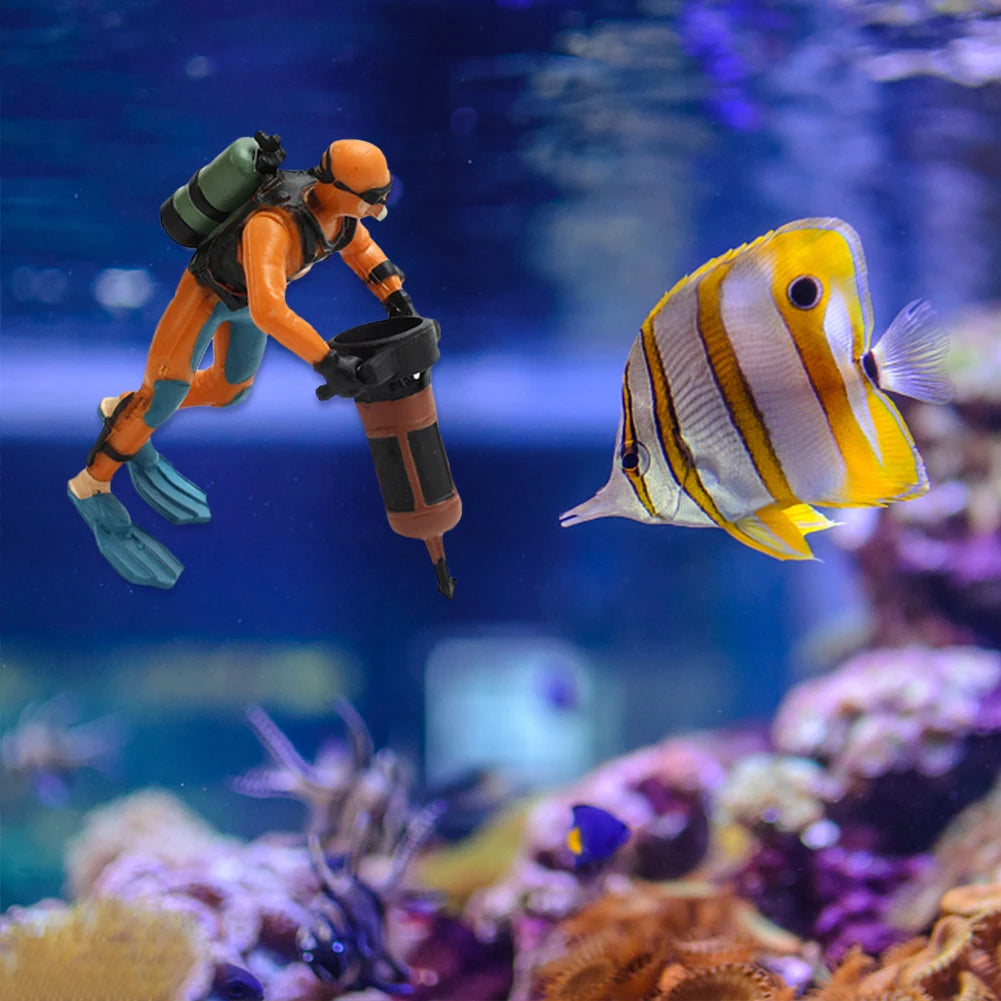 Frogman Aquarium Ornaments
