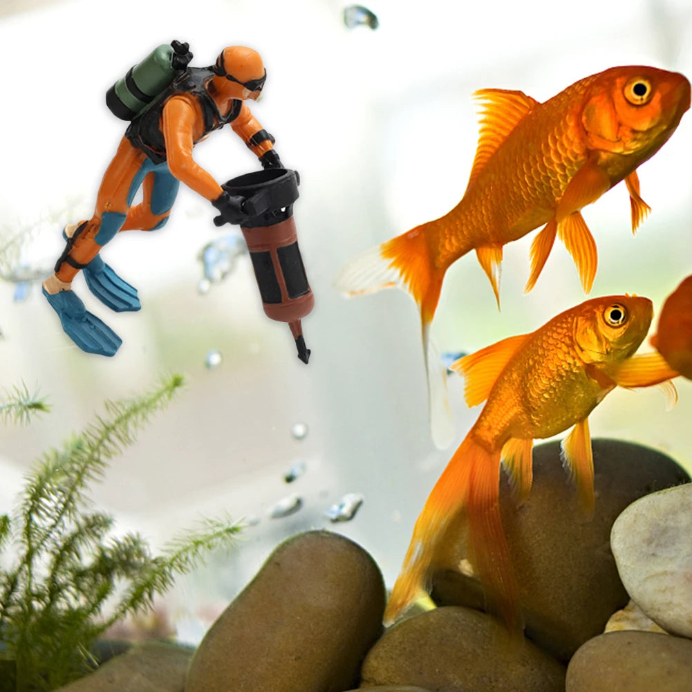 Frogman Aquarium Ornaments