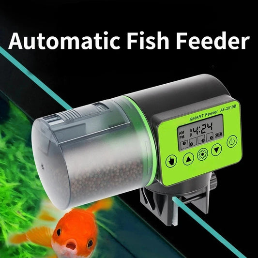 Automatic fish tank feeder