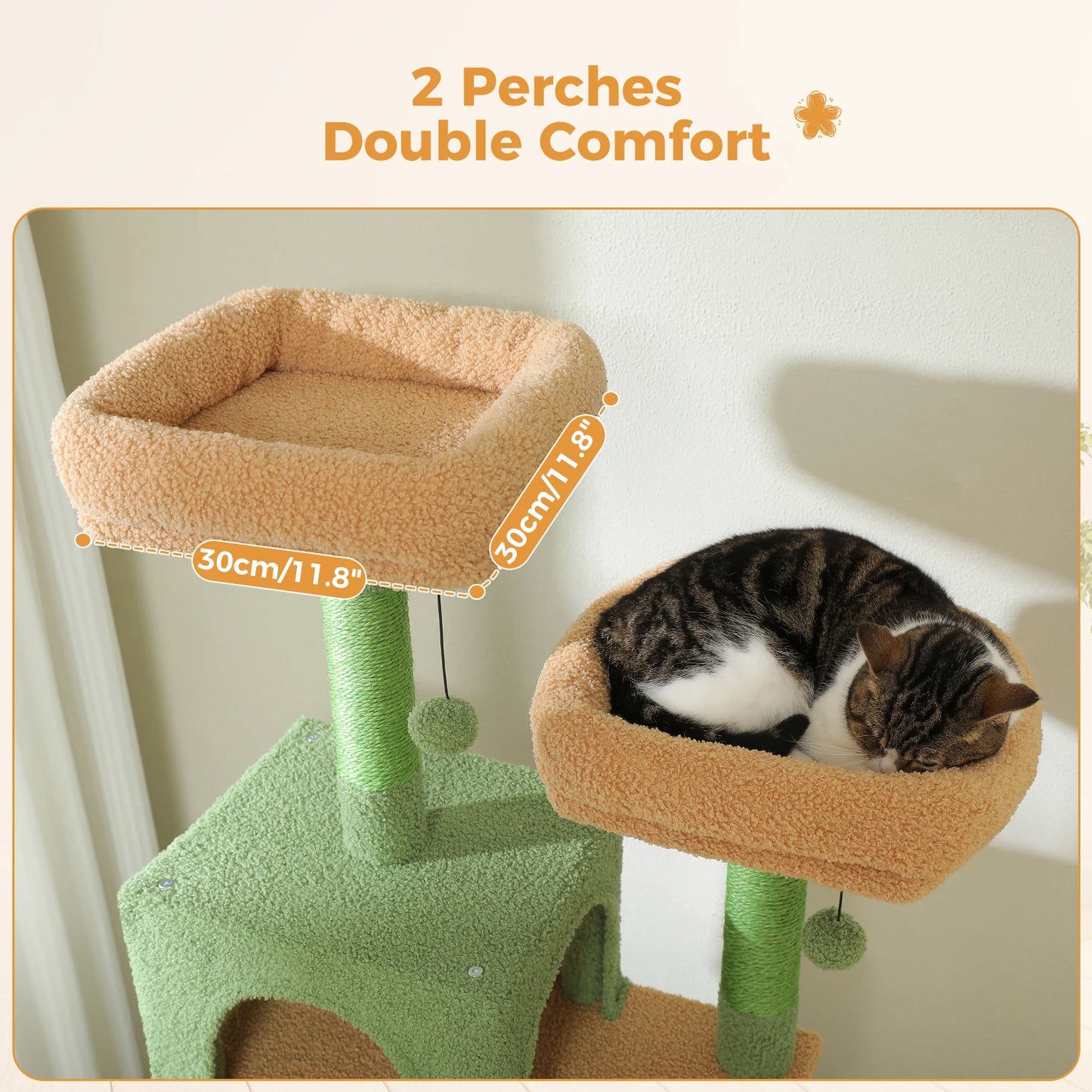 Large Cat Tree Tower for Indoor Cats