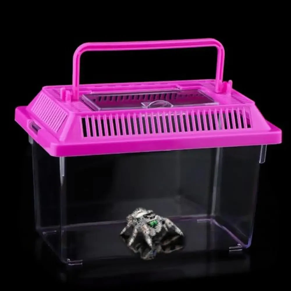 10 pc Plastic Reptile Carrier Box with Lid