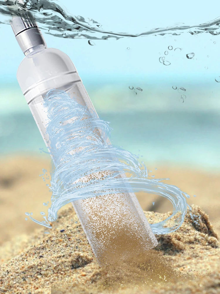 Handheld Aquarium Gravel Cleaner with Filter Nozzle