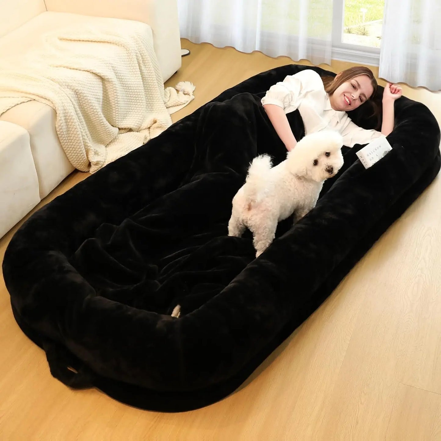 Human Dog Bed for Adults,