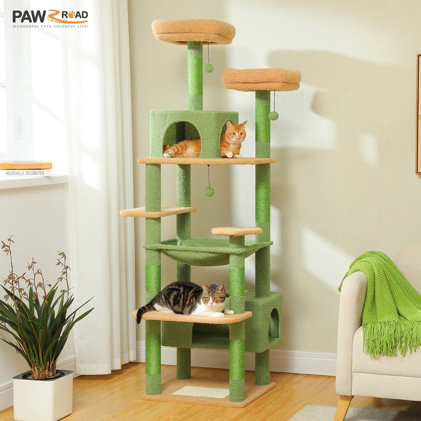 Large Cat Tree Tower for Indoor Cats