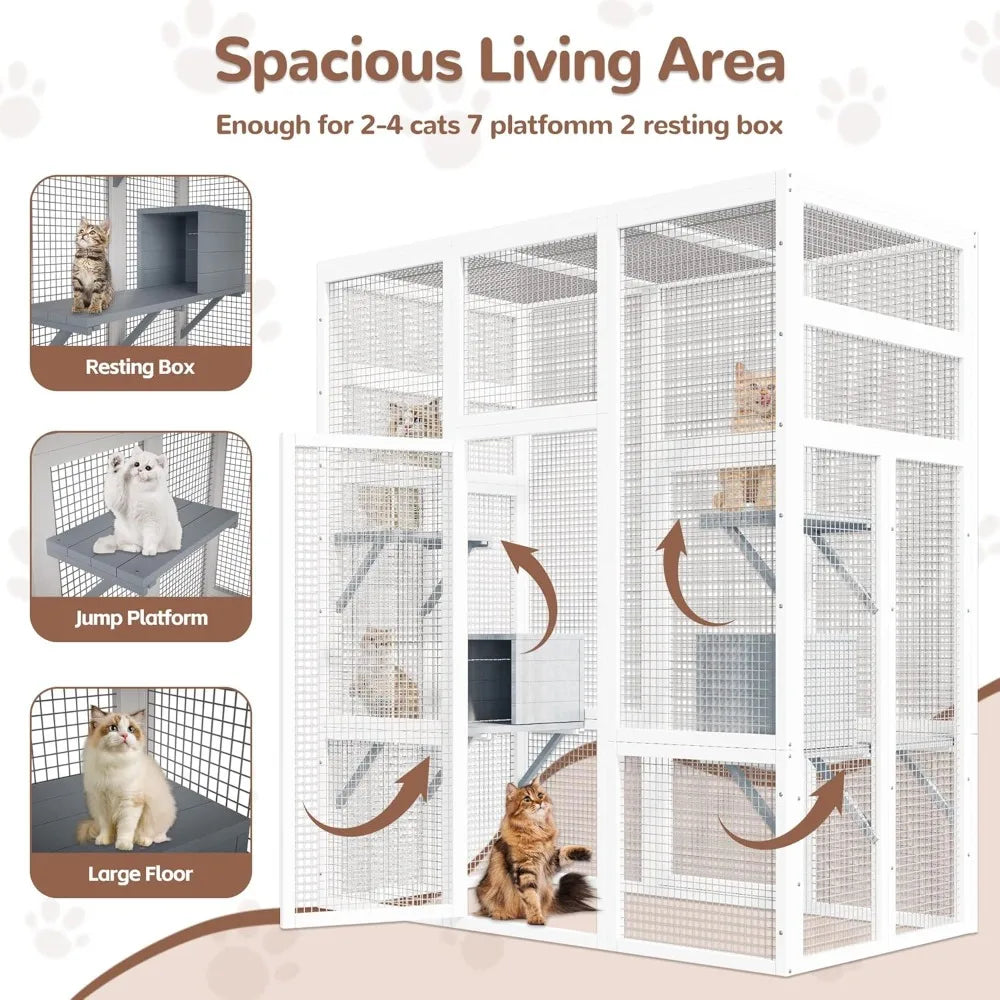 Outdoor Cat Enclosure Large Cats