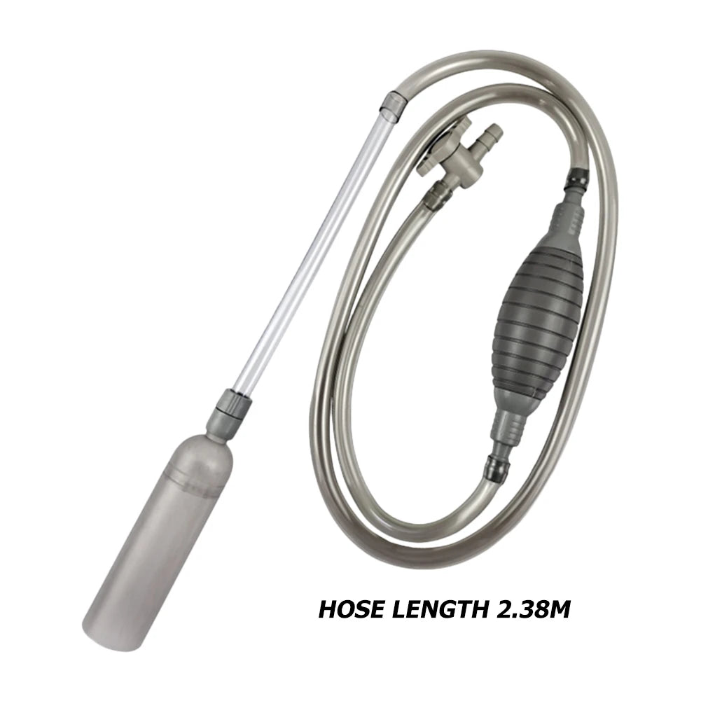 Handheld Aquarium Gravel Cleaner with Filter Nozzle