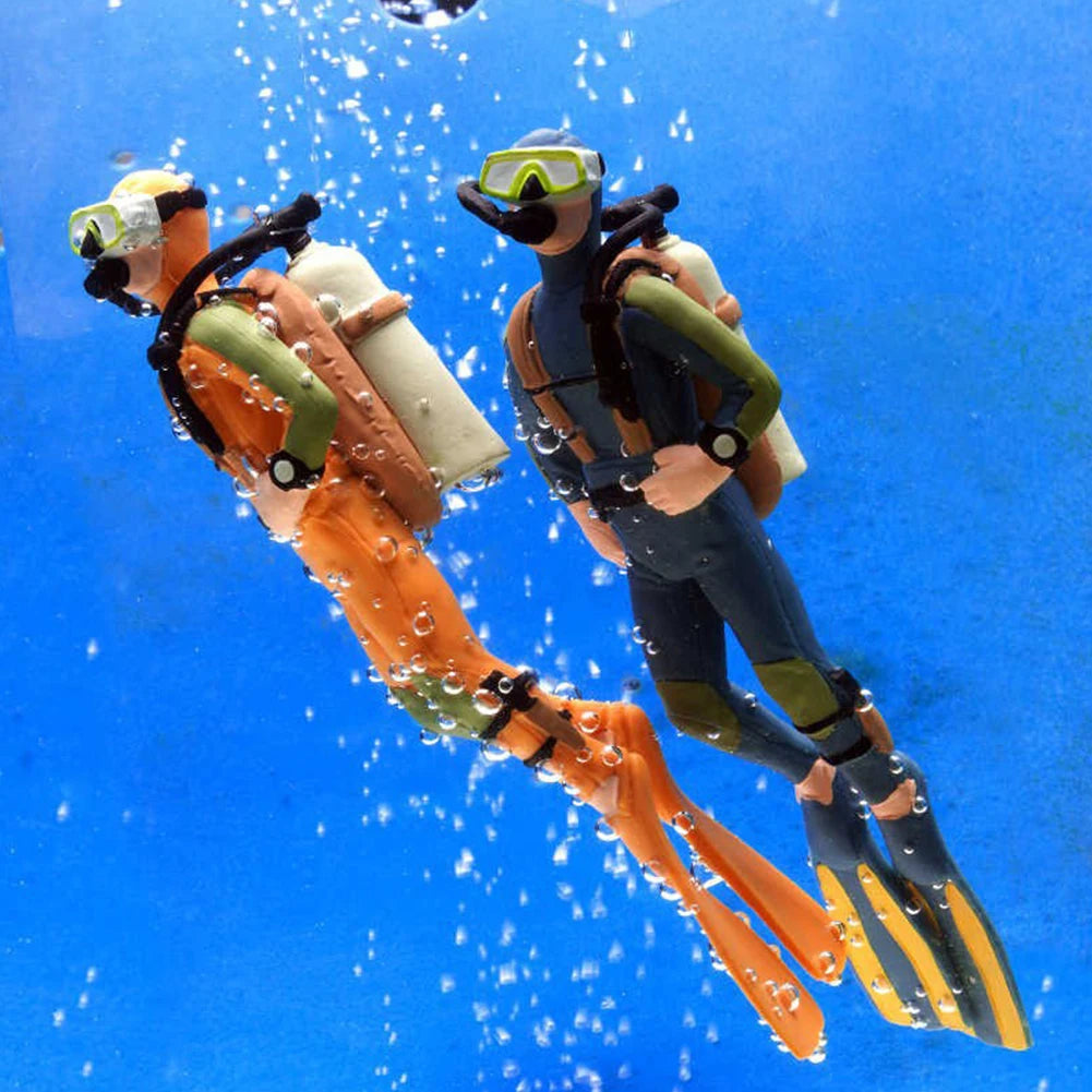 Frogman Aquarium Ornaments