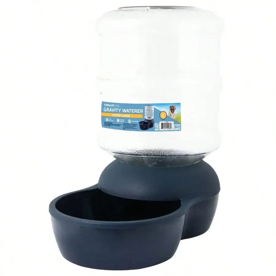 Pet water fountain, blue, extra large, for cats and dogs, 4 gallons, easy to clean. dog water dispenser