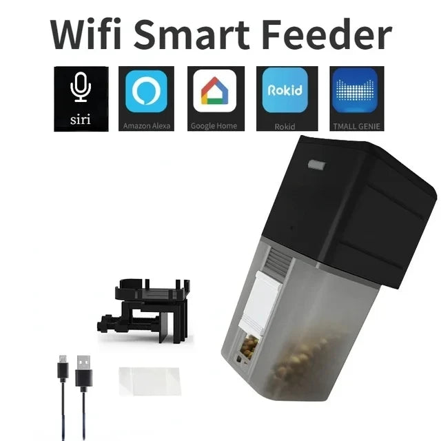 Automatic fish tank feeder