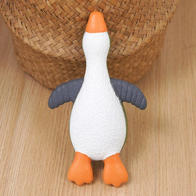 Latex Dog Toys Sound Squeaky Penguin Animal Chew Pet Rubber Vocal Toys For Small Large Dogs Bite Resistant Interactive Toy
