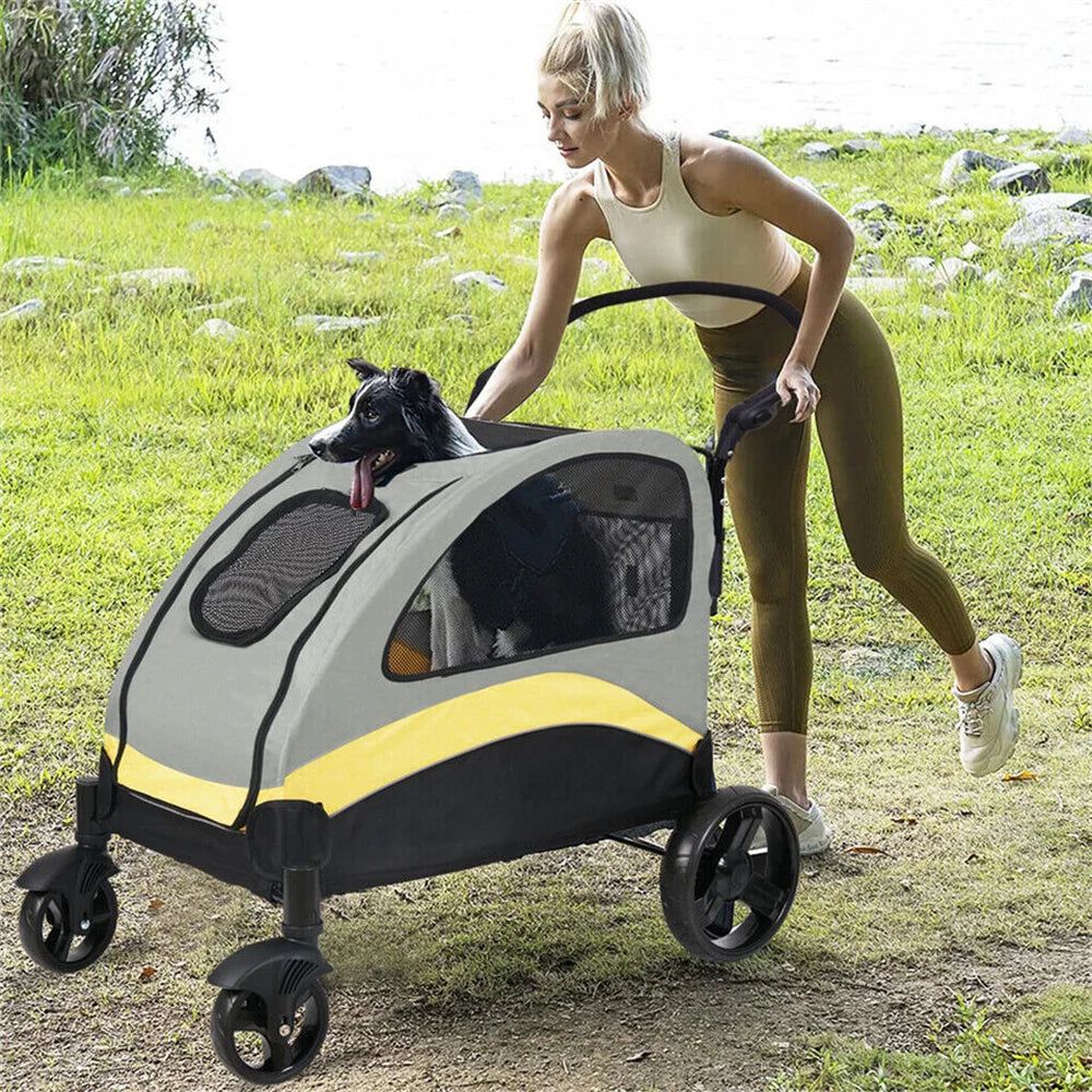 Portable Dog Stroller Pet Jogger Wagon