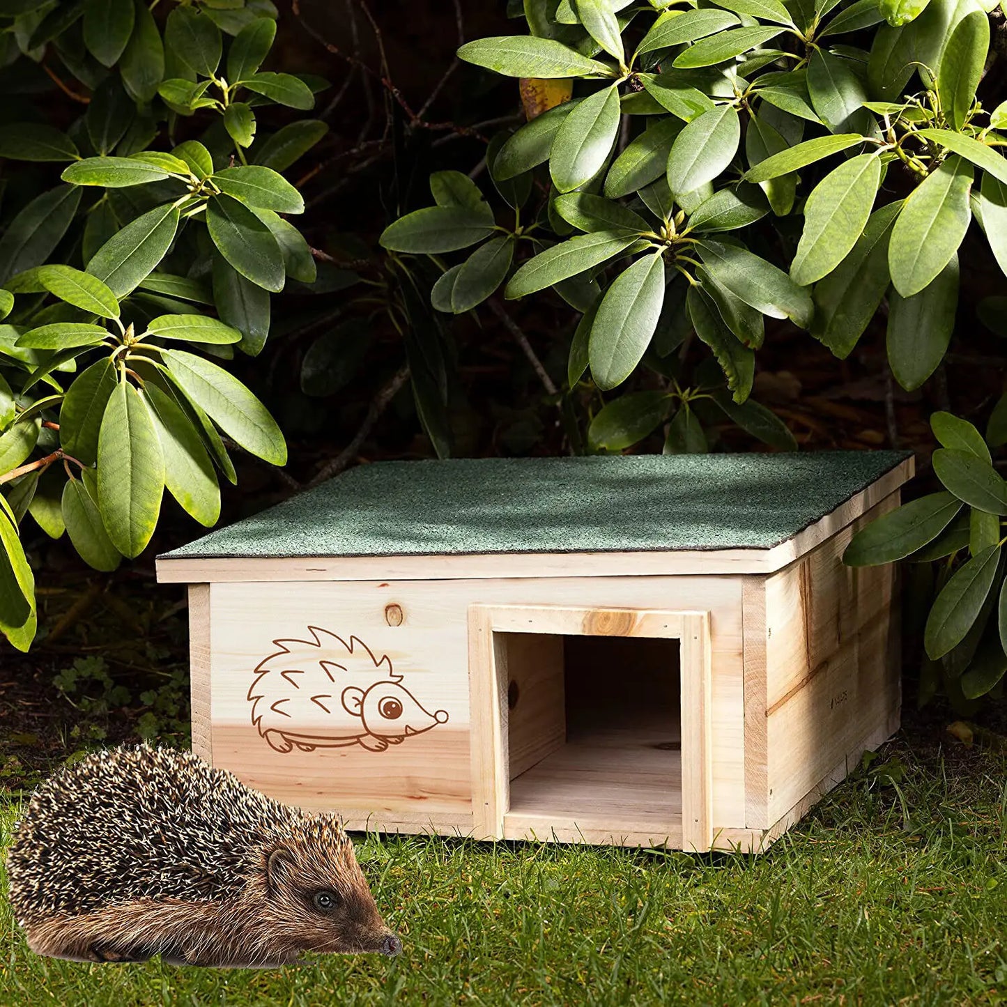 Large Wooden Hedgehog House