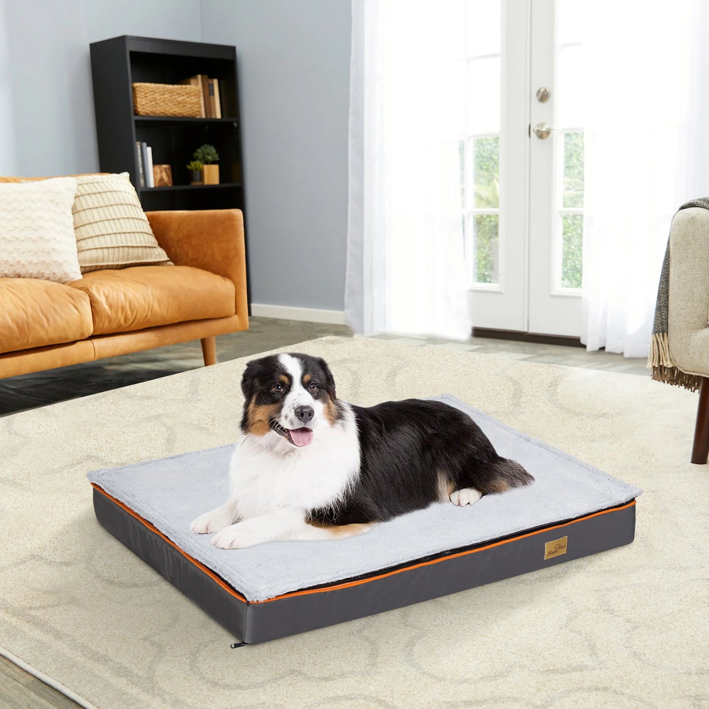 Large Padded Orthopedic Dog Bed With Washable Cover